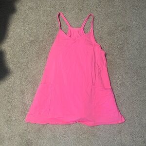 Vibrant Pink Sleeveless Dress